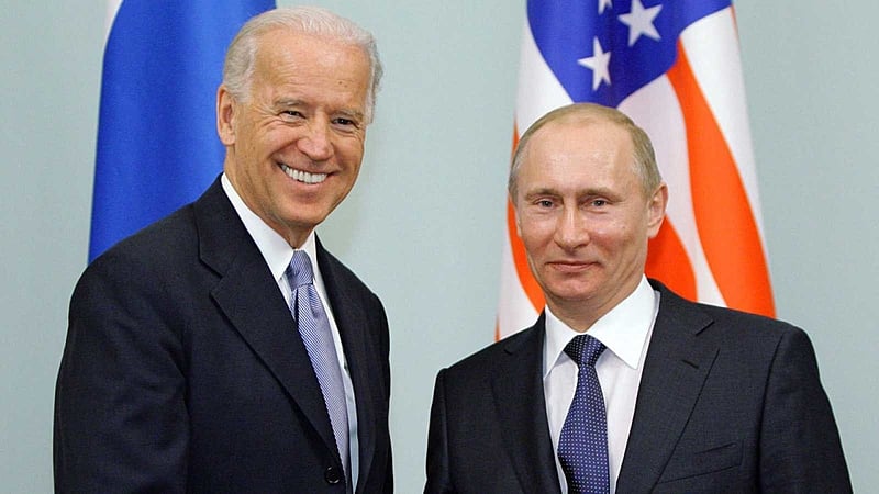 Presidente Joe Biden e Vladimir Putin.